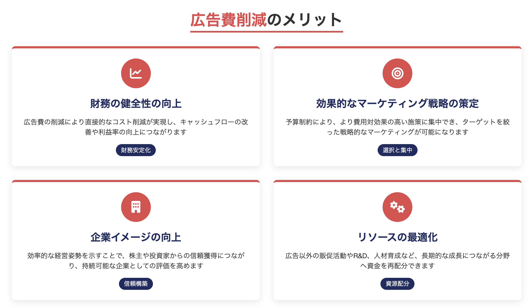 広告費削減のメリット
