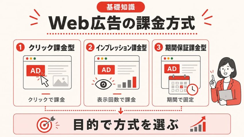 Web広告の課金方式