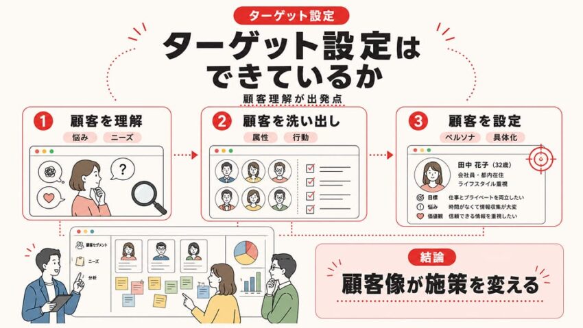 ターゲットの設定ができているか