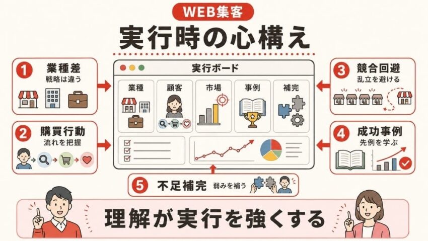 戦略を実行する上での心構え