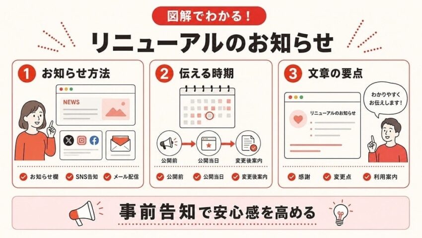 ホームページリニューアルのお知らせ