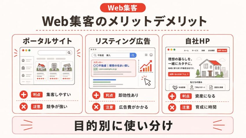 Web集客のメリットデメリット