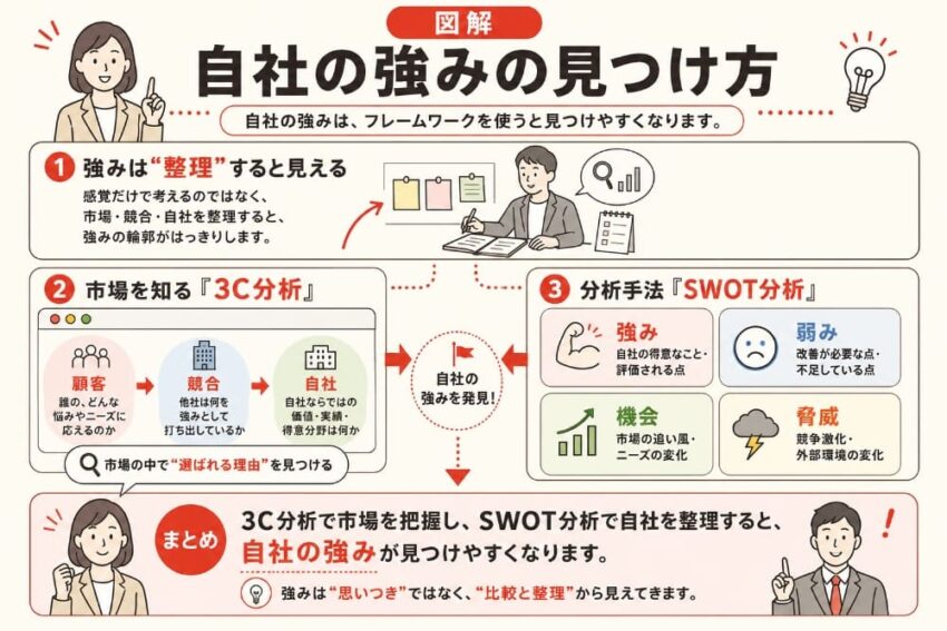 自社の強みの見つけ方