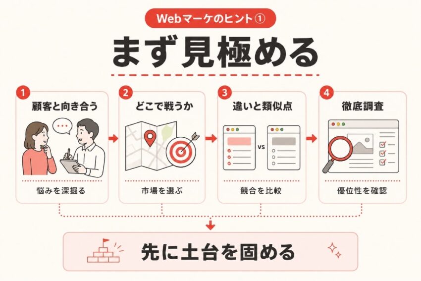 Webマーケティングを効果的に実行するためのヒント