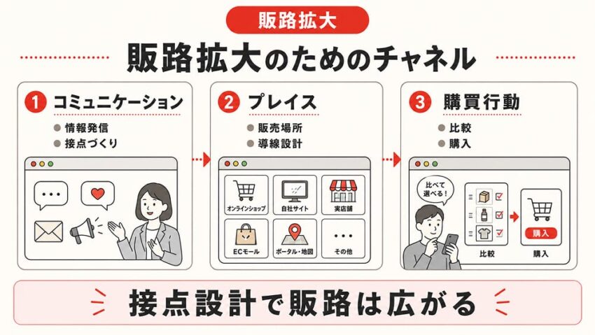 販路拡大のためのチャネル