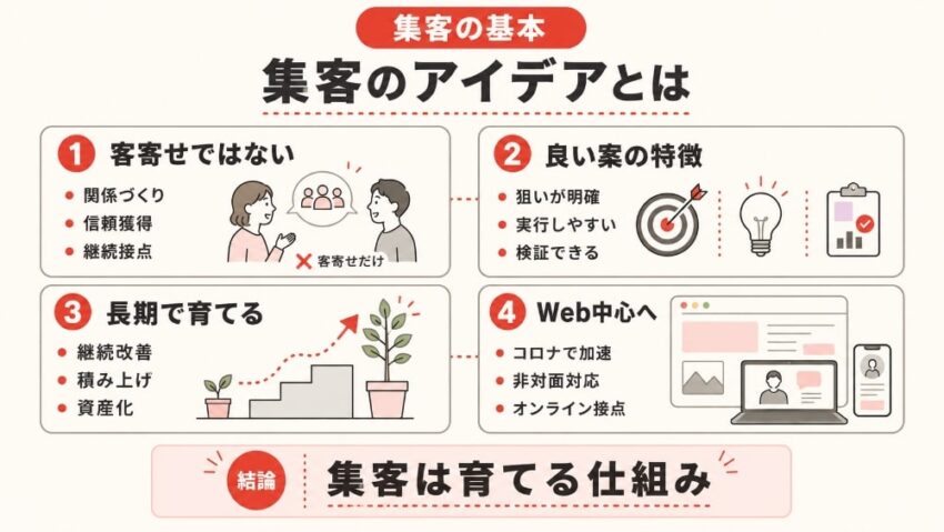 集客のアイデアとは