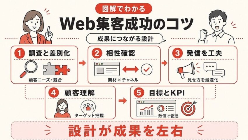 Web集客戦略を成功させるコツ
