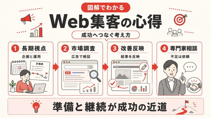 Web集客への心得と成功への道