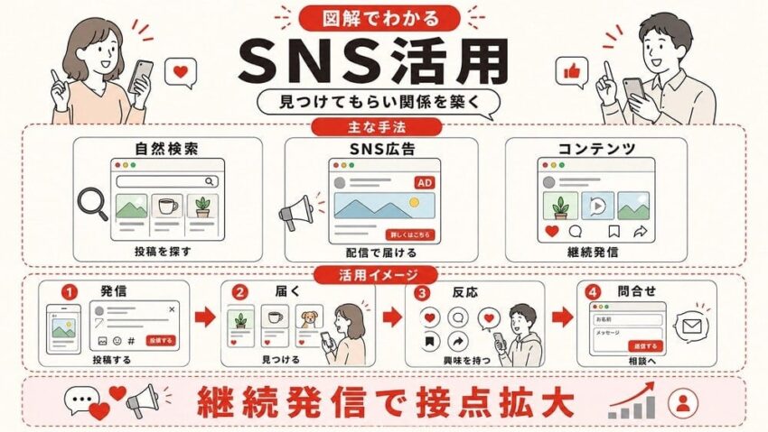 Web集客方法2「SNS」活用