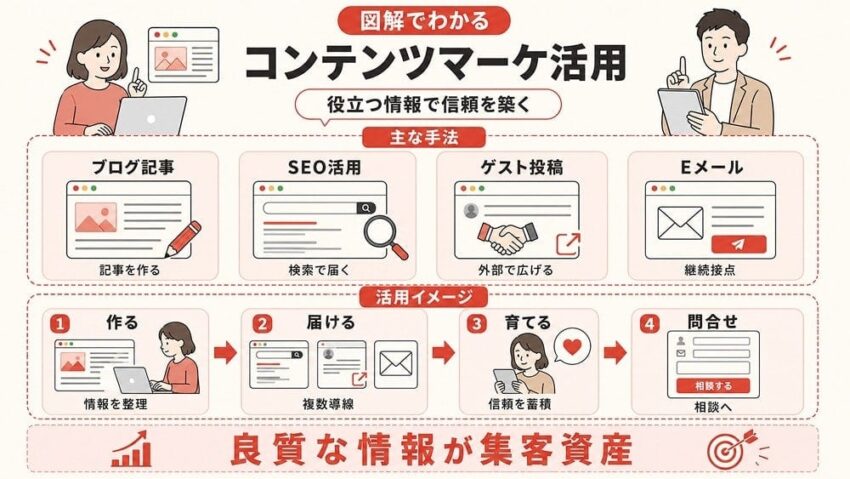 Web集客方法4「コンテンツマーケティング」活用