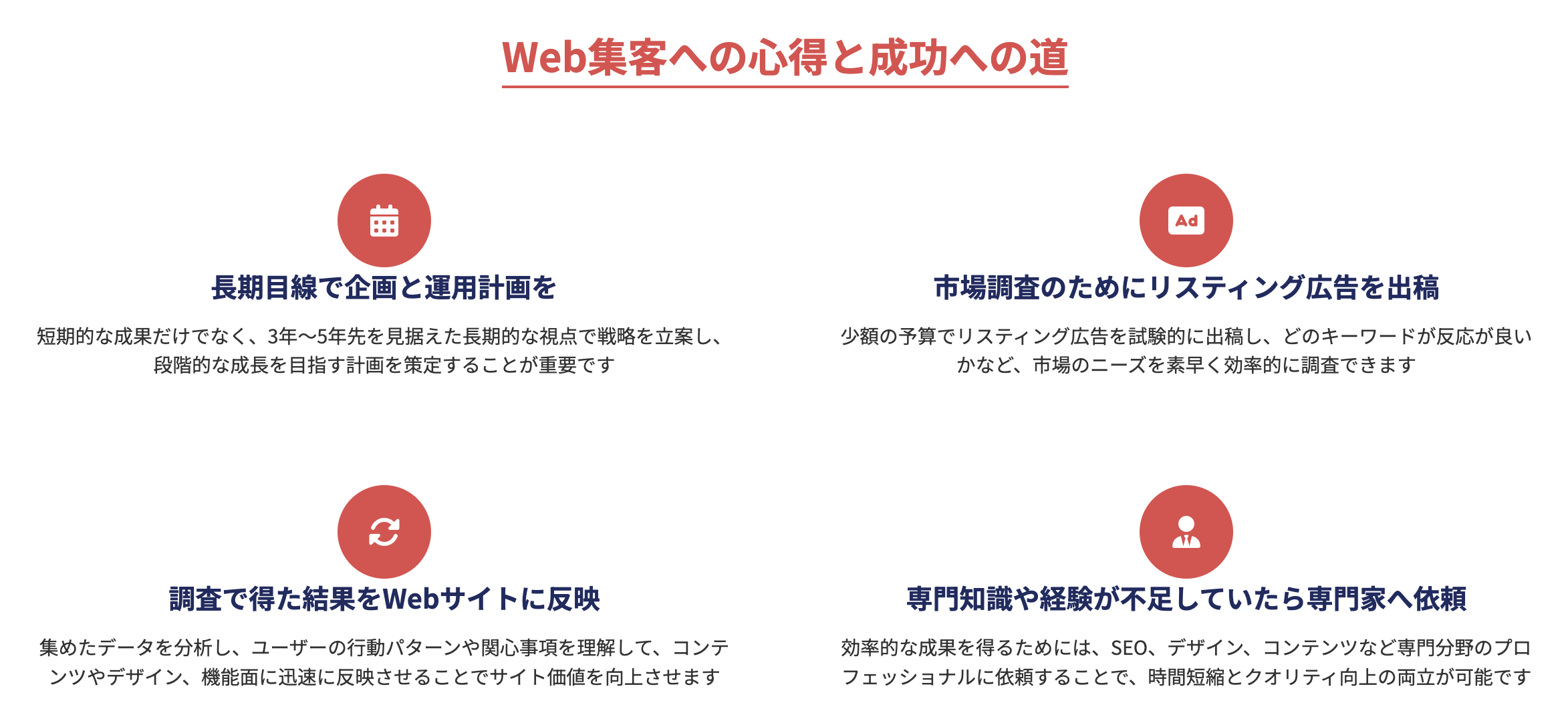 Web集客への心得と成功への道