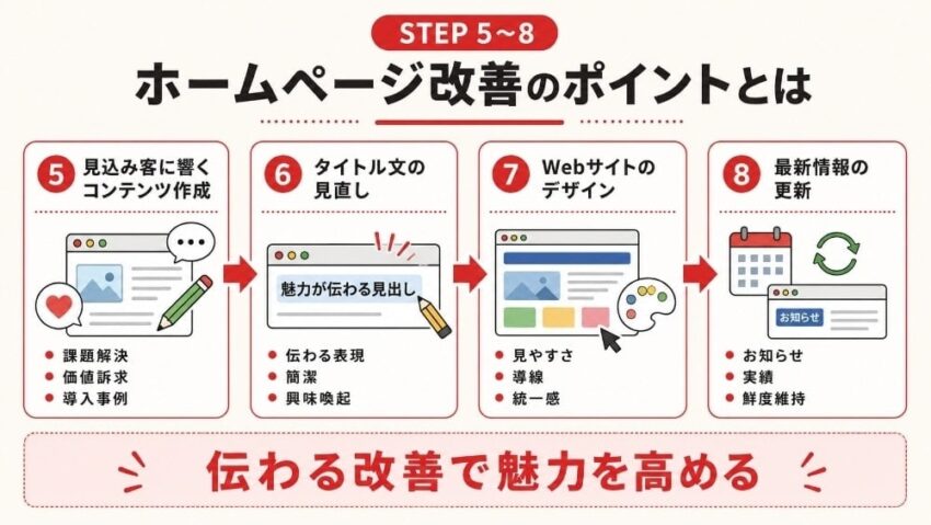 ホームページ改善のポイントとは2