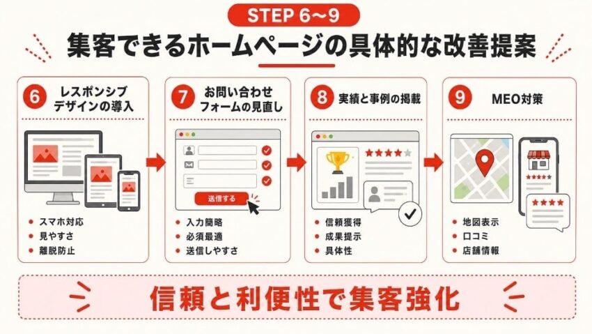 集客できるホームページの具体的な改善提案2