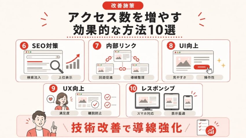 ホームページのアクセス数を増やす効果的な方法10選2
