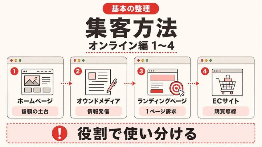 集客方法・オンライン編