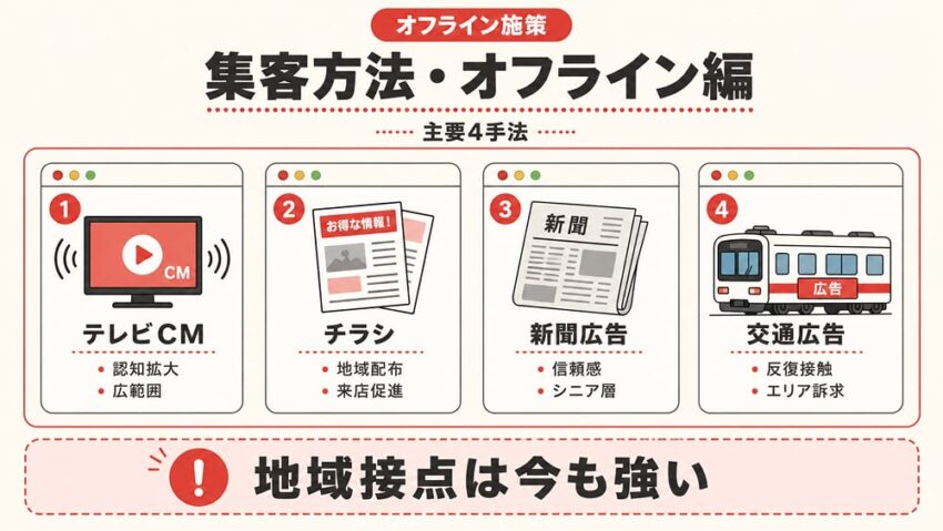集客方法・オフライン編