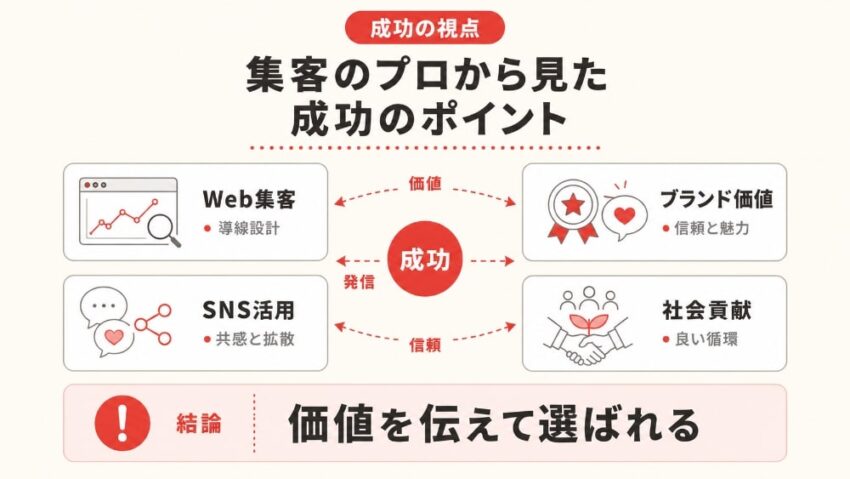 集客のプロから見た成功のポイント