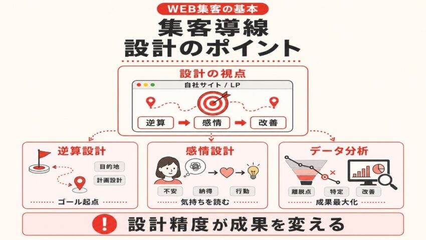 集客導線を設計する際のポイント