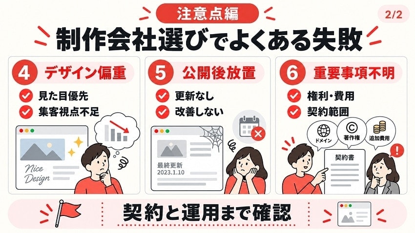 デザイン重視で集客できない2