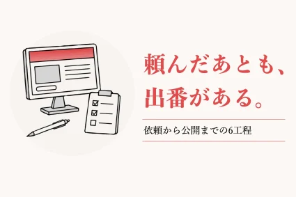 ホームページ制作の流れ｜依頼から公開まで6工程と自社がやること